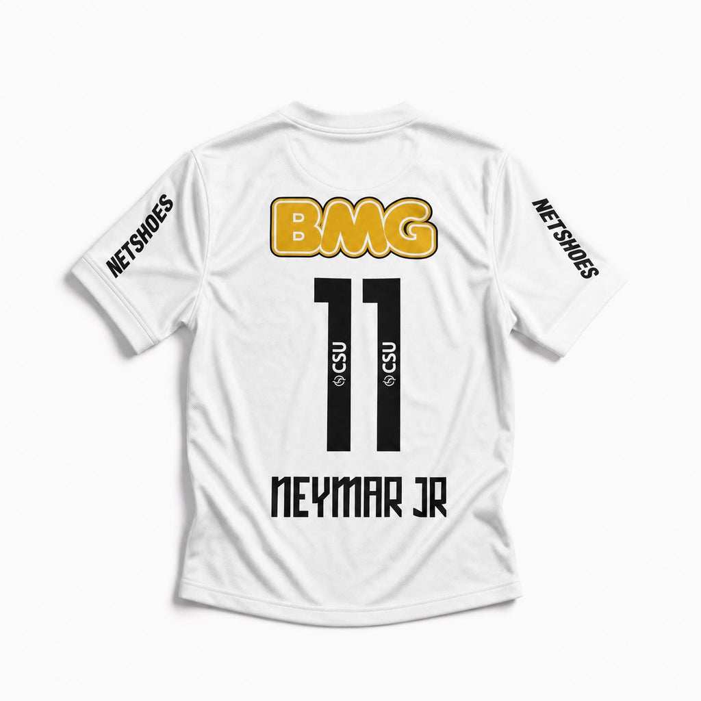 12/13 Neymar JR. Santos Home Jersey