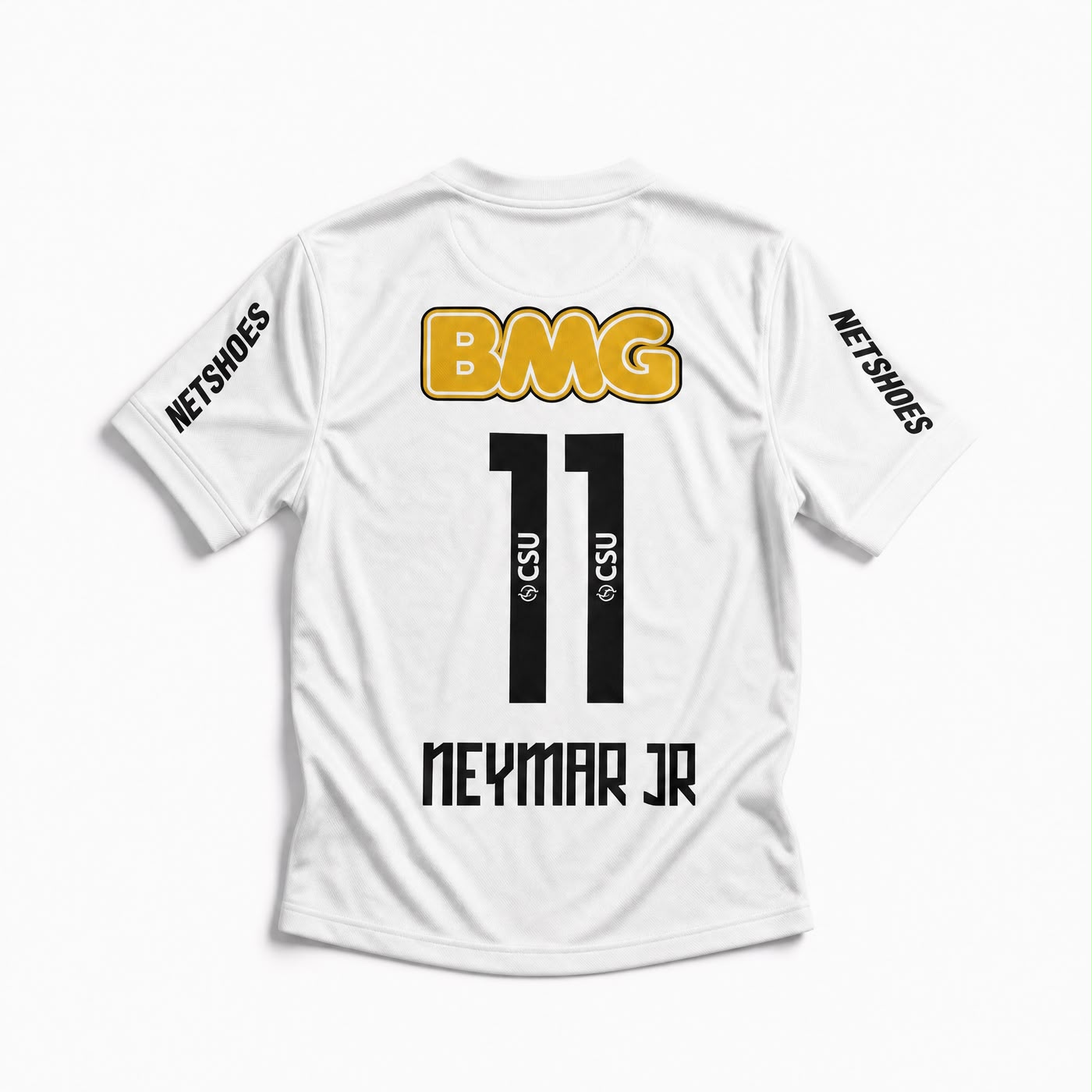 12/13 Neymar JR. Santos Home Jersey