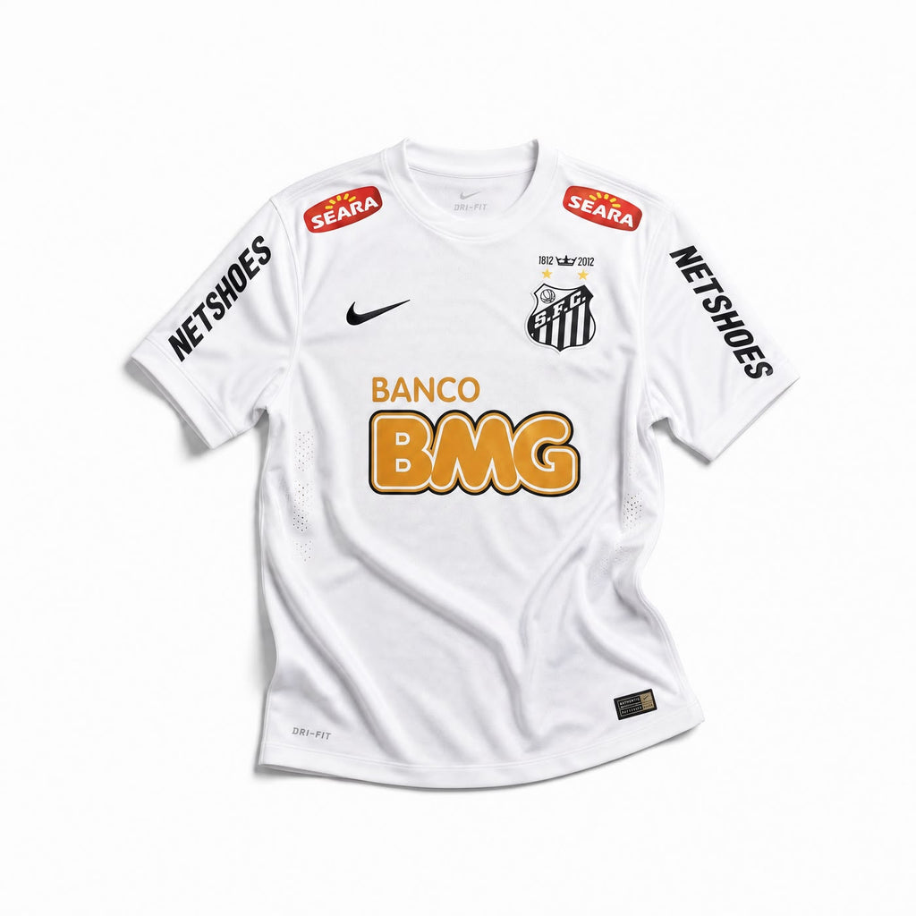 12/13 Neymar JR. Santos Home Jersey
